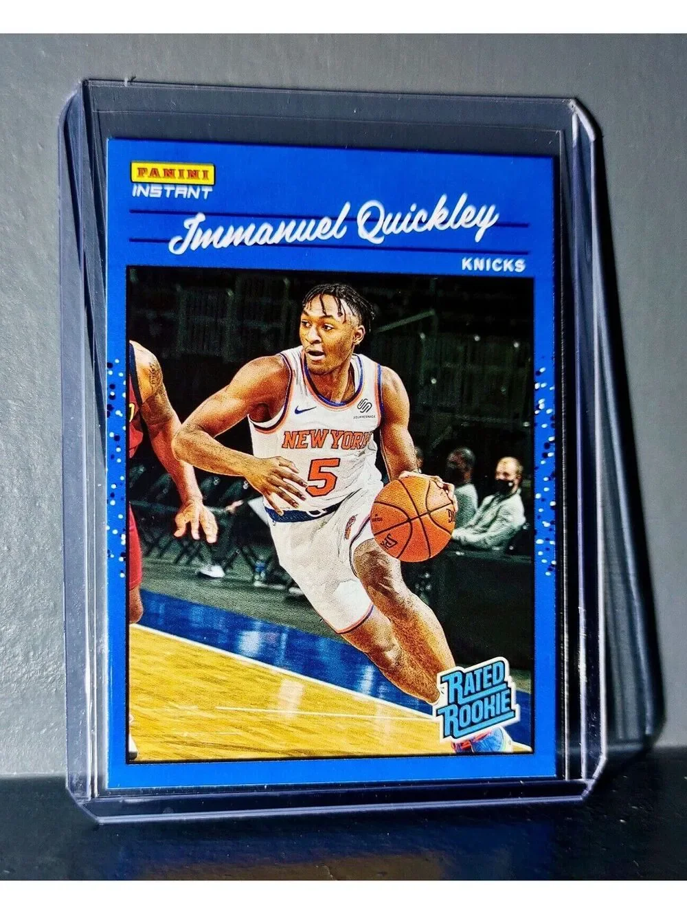 Immanuel Quickley 2020-2021 Panini NBA #24 Rated Rookie Retro Card 1/3558